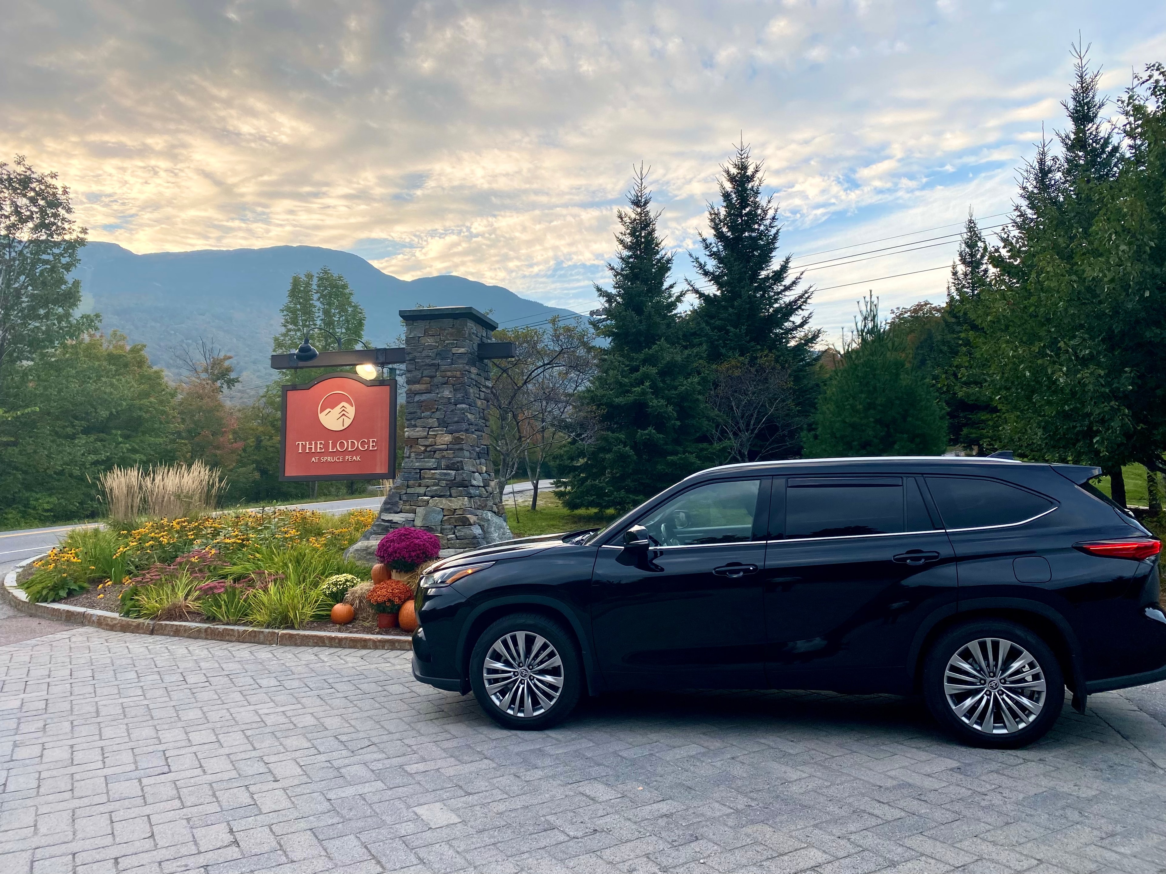 AWD VT Car Service vehicle at The Lodge at Spruce Peak, Stowe Vermont